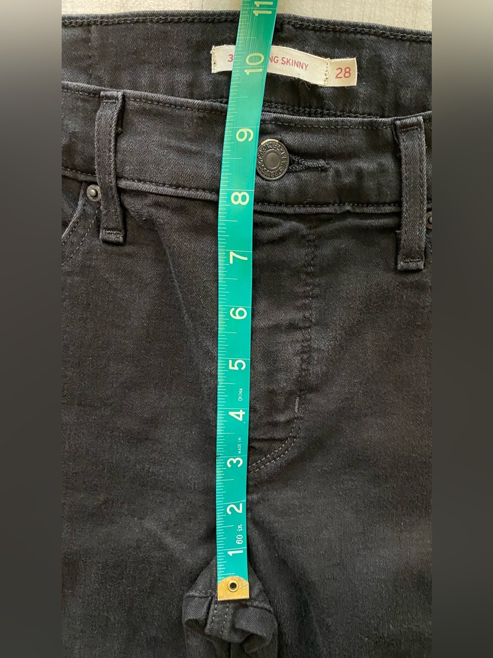 Levi’s 311 shaping skinny Women's Black Slim Fit Jeans - Picture 9 of 10